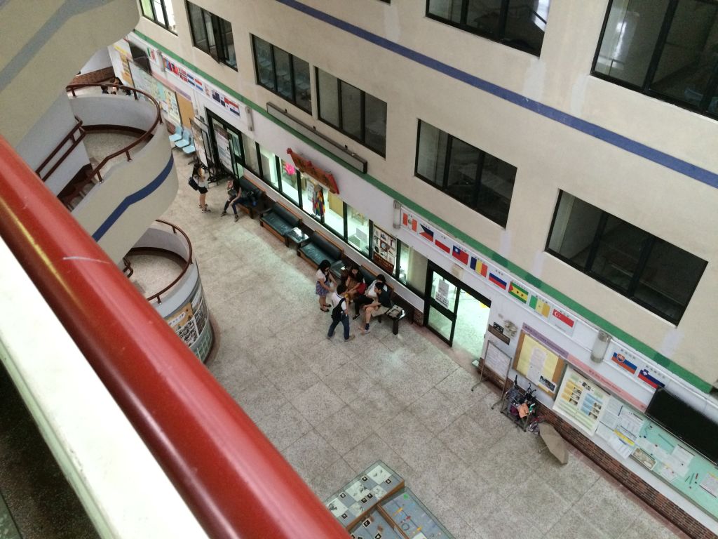 台湾師範大学10階からの眺め