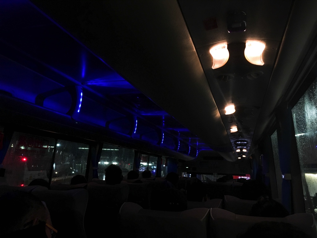 大有巴士のバス車内