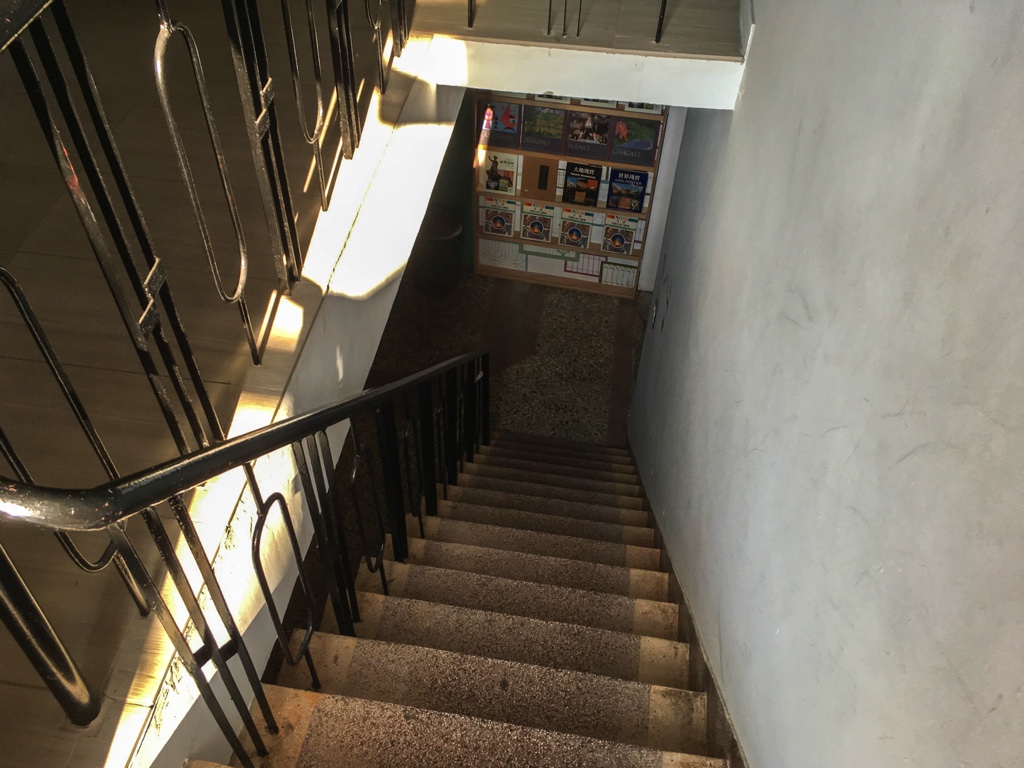 Caoji Book innの階段